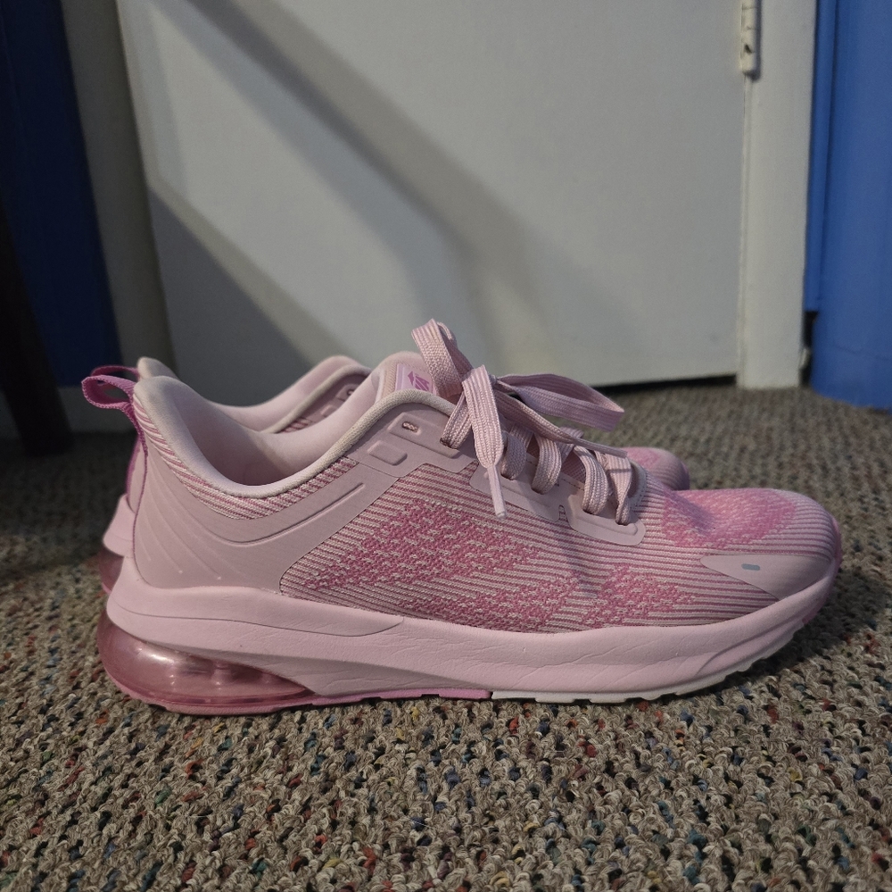 Avia Women's Size 11 Pink Lace Up Athletic Shoe Memory Foam